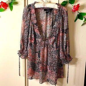 NWOT Sexy See Through Long Sleeve